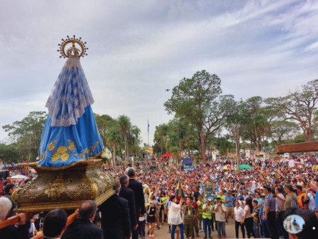 Dispositivo de Seguridad: Peregrinación de feligreses de la virgen del Rosario a Itatí